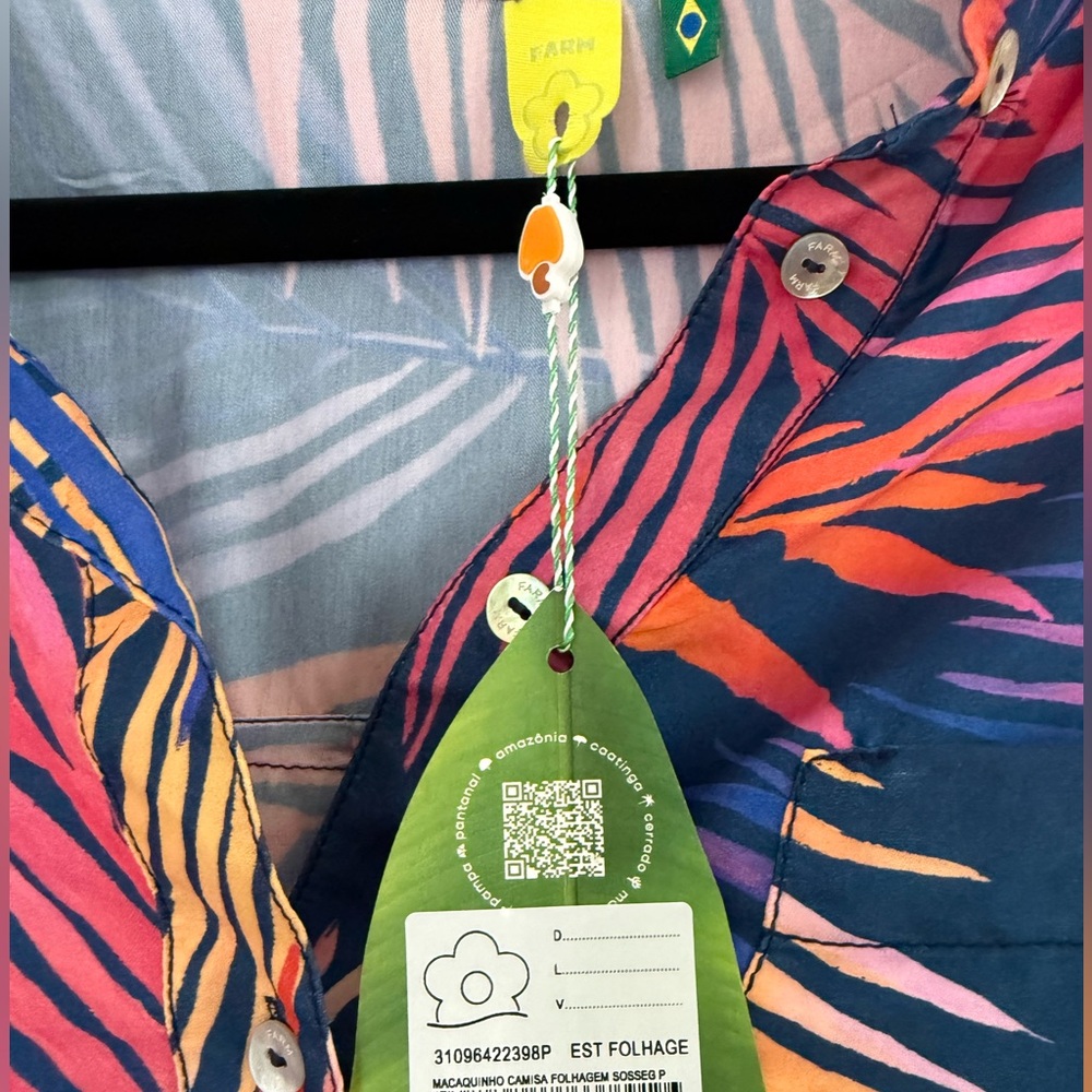 ✨NWT✨ FARM Rio Tropical Print Romper